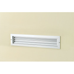 Grille d'aération en aluminium pour porte THYS