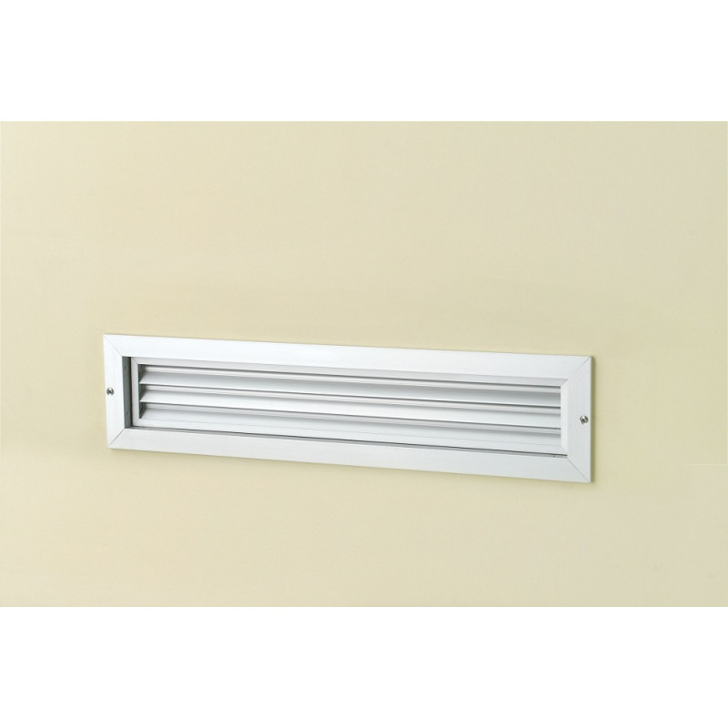 Grille d'aération en aluminium pour porte THYS