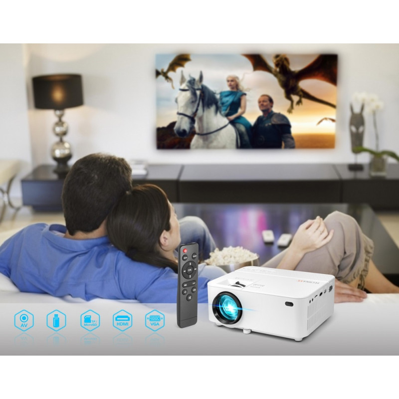 Mini projecteur LED avec lecteur multimédia TX-113 Mini projecteur LED avec lecteur multimédia TX-113