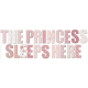 Planche de stickers Princess Sleeps