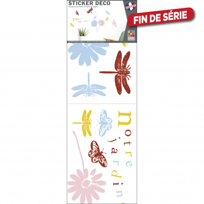 Planche de stickers Eté Fleuri