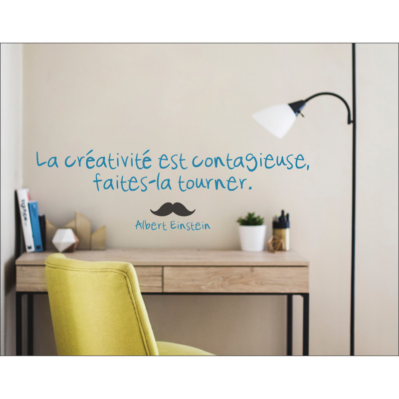 Sticker Citation Albert Einstein 68 x 24 cm Sticker Citation Albert Einstein 68 x 24 cm