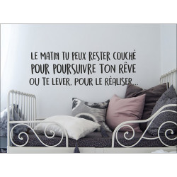 Sticker Citation Rêves 68 x 24 cm Sticker Citation Rêves 68 x 24 cm