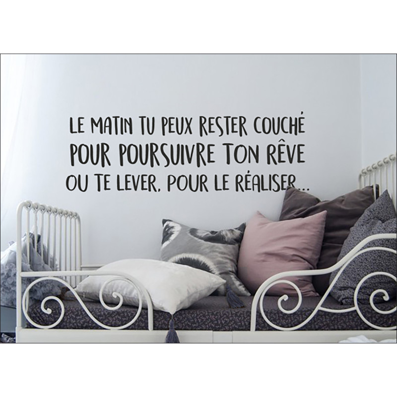 Sticker Citation Rêves 68 x 24 cm Sticker Citation Rêves 68 x 24 cm