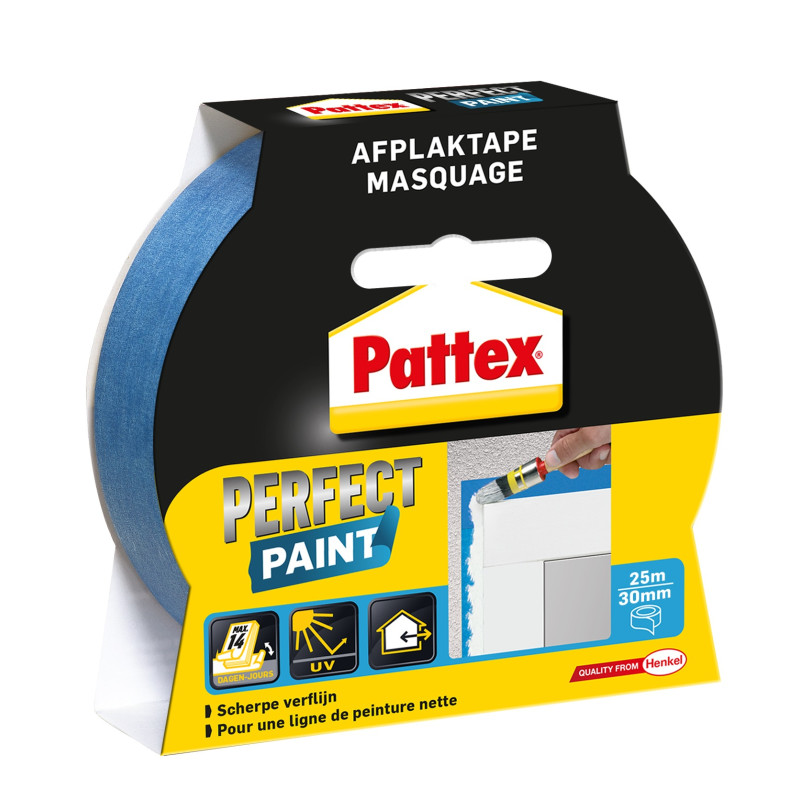 Ruban de masquage Perfect Paint bleu 30 mm PATTEX