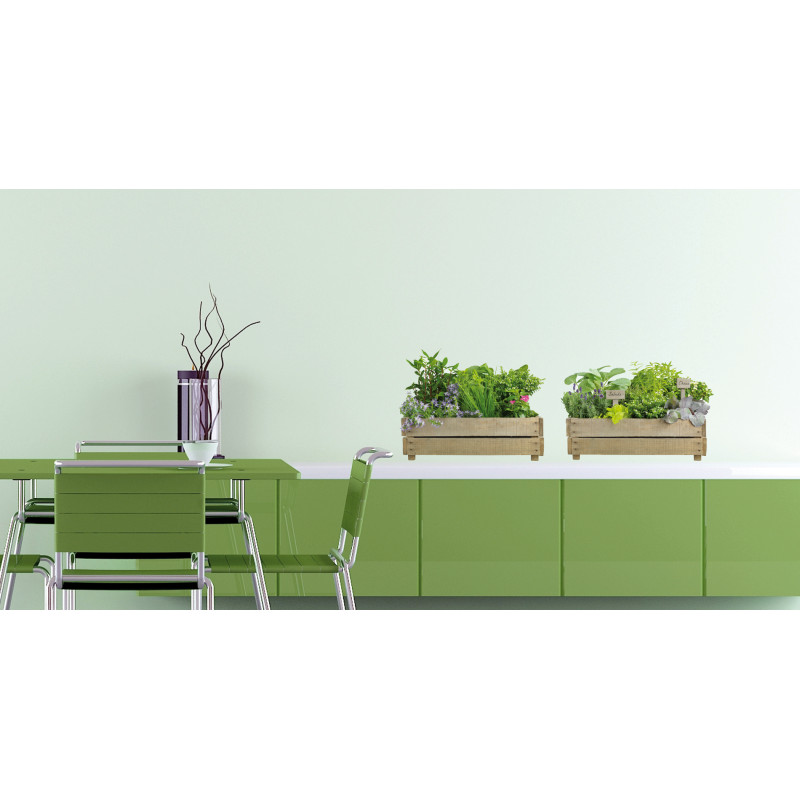 Planche de stickers Petit potager 48 x 68 cm