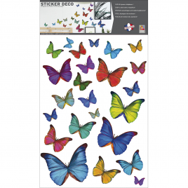 Planche de stickers Papillons 48 x 68 cm