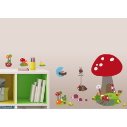 Planche de stickers In the Forest 48 x 68 cm Planche de stickers In the Forest 48 x 68 cm