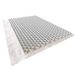 Plaque de stabilisation pour gravier Nidagravel blanc – sol ferme | COECK