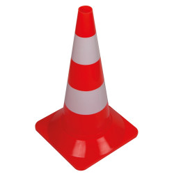 Cône de signalisation 50cm PEREL – Sécurité Visible | PEREL
