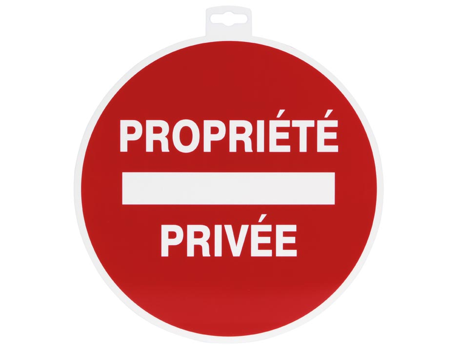 Panneau propriété privée PEREL