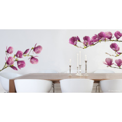 Planche de stickers Magnolia 48 x 68 cm Planche de stickers Magnolia 48 x 68 cm