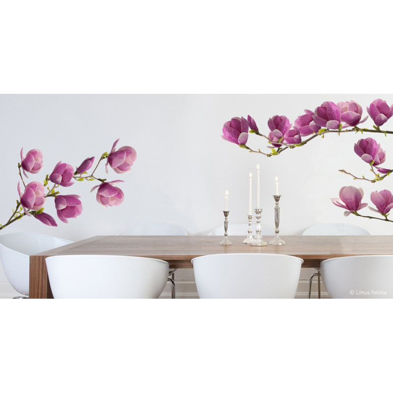 Planche de stickers Magnolia 48 x 68 cm Planche de stickers Magnolia 48 x 68 cm