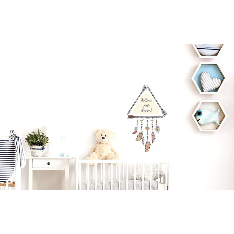 Planche de stickers Follow Your Dream 48 x 68 cm