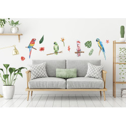 Planche de stickers Brésil 48 x 68 cm