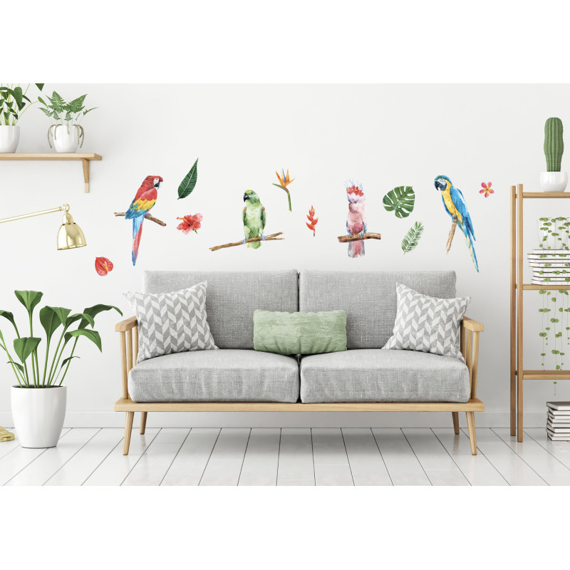 Planche de stickers Brésil 48 x 68 cm