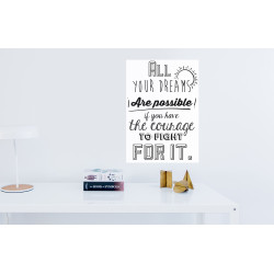 Sticker All Your Dreams 48 x 68 cm Sticker All Your Dreams 48 x 68 cm