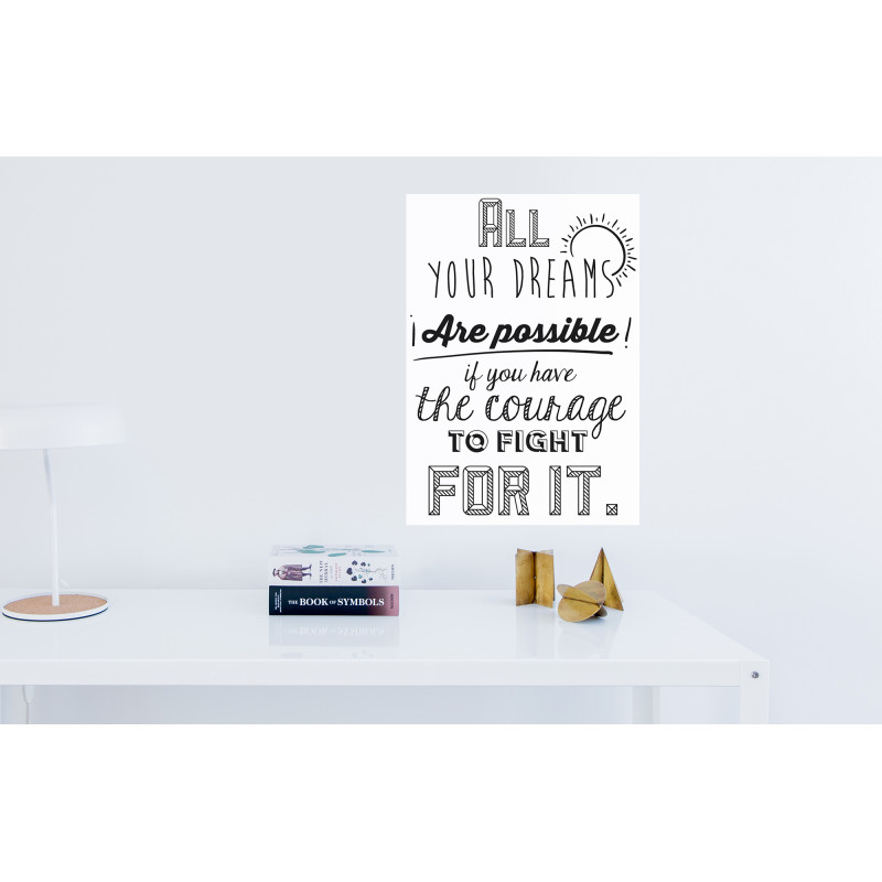 Sticker All Your Dreams 48 x 68 cm Sticker All Your Dreams 48 x 68 cm