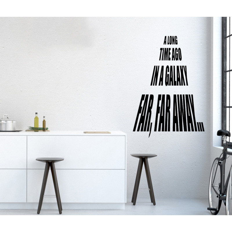 Sticker A Long Time Ago 48 x 68 cm