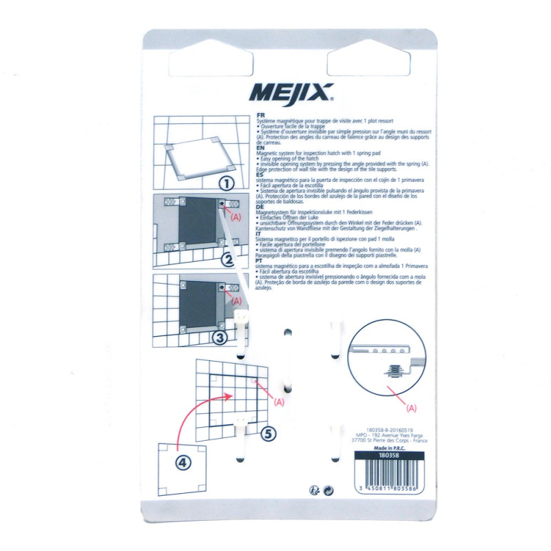 Attache Magnétique Baignoire – Sécurité & Accès Facile | MEJIX

