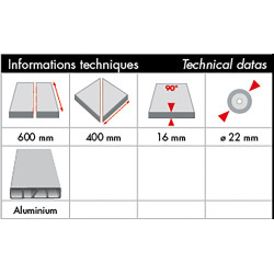 Coupe carrelage manuel DCP600 60cm – Précision MEJIX | MEJIX