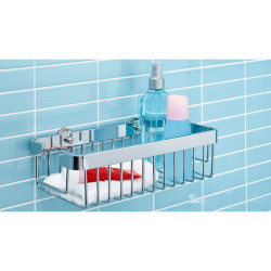 Bac de rangement douche Aluxx TESA – Organisez votre salle de bain | TESA