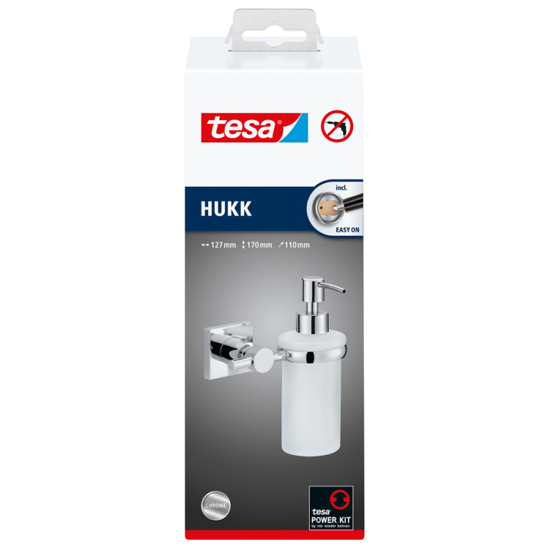 Distributeur savon mural Hukk TESA – Pratique et élégant