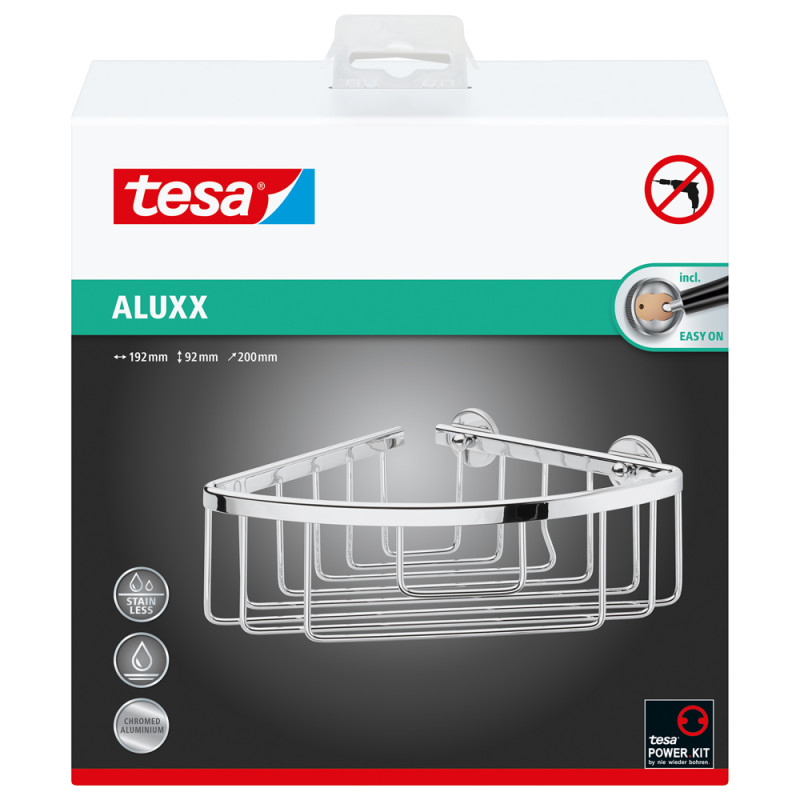 Panier d'angle douche Aluxx 20cm TESA – Rangement pratique | TESA Panier d'angle douche Aluxx 20cm TESA – Rangement pratique | TESA