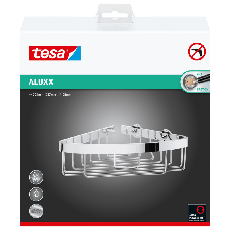 Panier d'angle douche Aluxx 12,5 cm TESA – Rangement Pratique | TESA Panier d'angle douche Aluxx 12,5 cm TESA – Rangement Pratique | TESA
