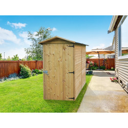 Abri de rangement en bois Diego 0,9 x 1,83 m | SOLID