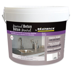 Enduit de rénovation béton minéral blanc 6 kg