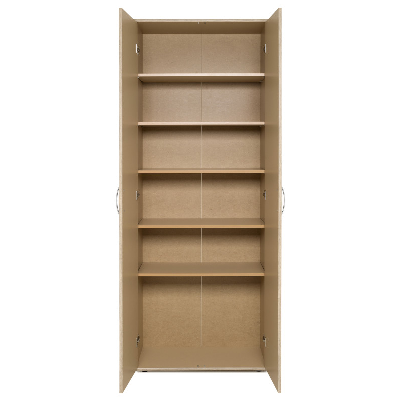 Armoire multifonctionnelle chêne 70 x 34 x 187 cm PRACTO HOME Armoire multifonctionnelle chêne 70 x 34 x 187 cm PRACTO HOME