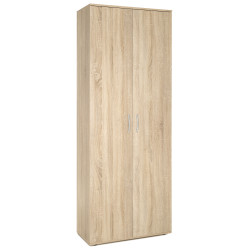 Armoire multifonctionnelle chêne 70 x 34 x 187 cm PRACTO HOME