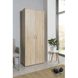 Armoire multifonctionnelle chêne 70 x 34 x 187 cm PRACTO HOME Armoire multifonctionnelle chêne 70 x 34 x 187 cm PRACTO HOME
