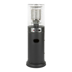 Chauffage de terrasse au gaz noir 11 kW PRACTO GARDEN Chauffage de terrasse au gaz noir 11 kW PRACTO GARDEN