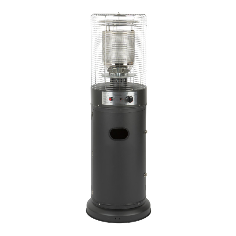 Chauffage de terrasse au gaz noir 11 kW PRACTO GARDEN Chauffage de terrasse au gaz noir 11 kW PRACTO GARDEN