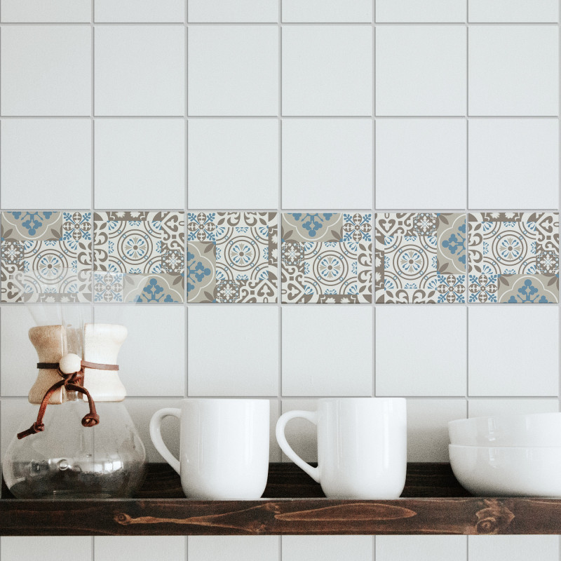 Sticker Troina 15 x 15 cm 6 pièces