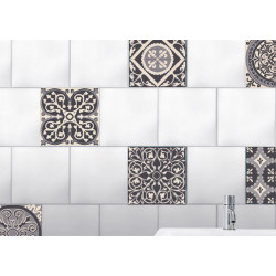 Sticker Ciment gris 15 x 15 cm 6 pièces Sticker Ciment gris 15 x 15 cm 6 pièces