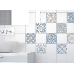 Sticker Ciment gris souris 10 x 10 cm 9 pièces Sticker Ciment gris souris 10 x 10 cm 9 pièces