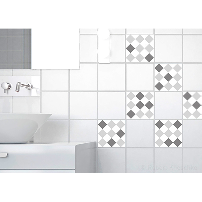 Sticker Scacchiera 10 x 10 cm 9 pièces