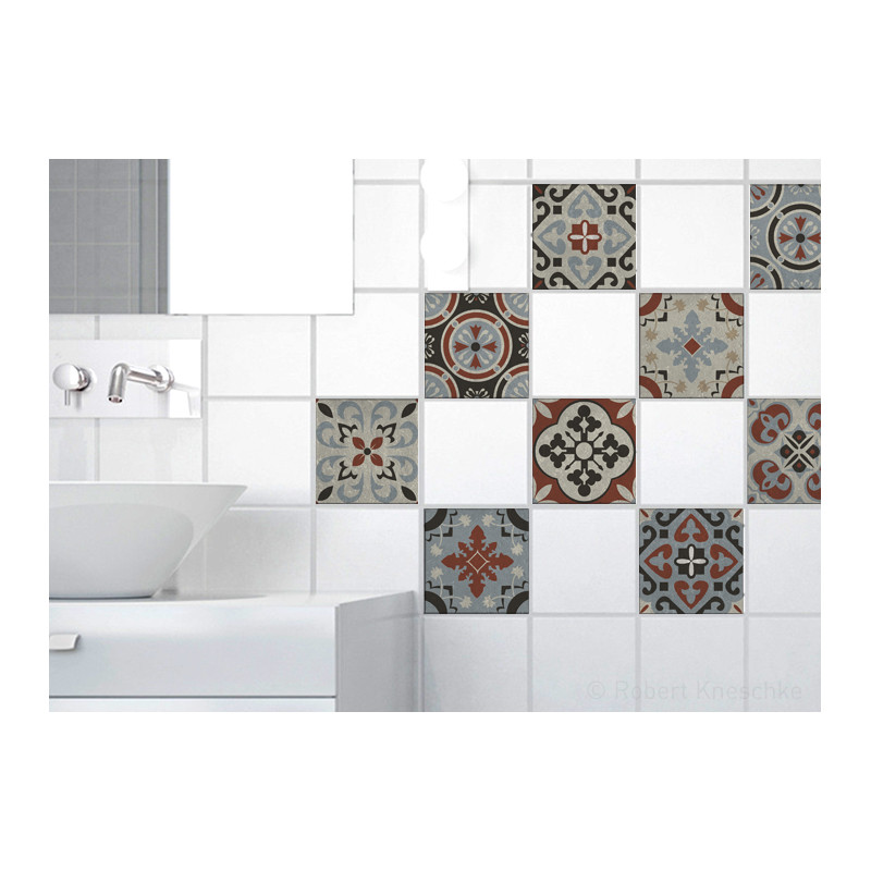 Sticker Ozzano 10 x 10 cm 9 pièces Sticker Ozzano 10 x 10 cm 9 pièces