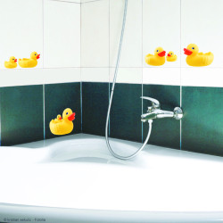 Sticker pour carrelage Canards 15 x 15 cm 4 pièces