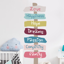 Sticker Panneau Love Rules 50 x 120 cm Sticker Panneau Love Rules 50 x 120 cm