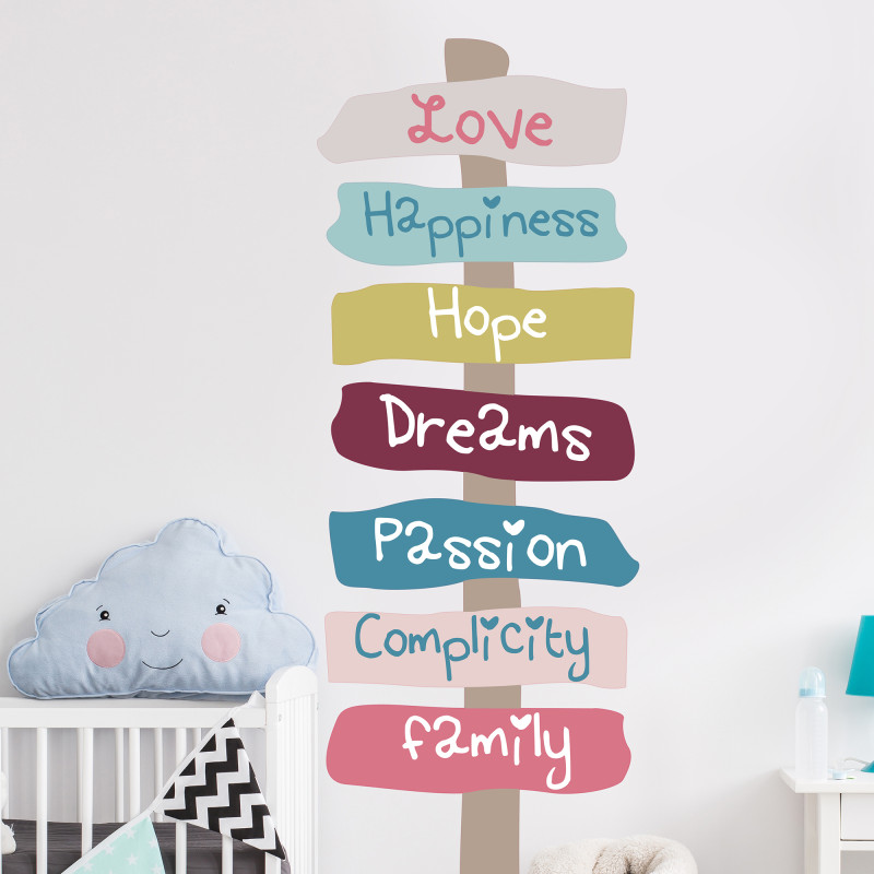 Sticker Panneau Love Rules 50 x 120 cm Sticker Panneau Love Rules 50 x 120 cm