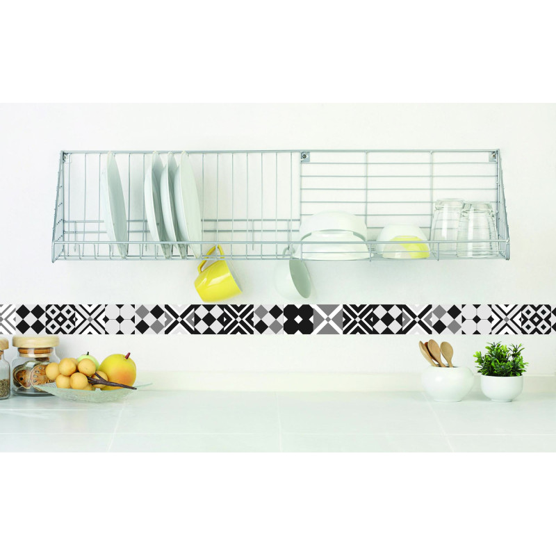 Frise adhésive Faenza 60 x 5 cm 3 pièces Frise adhésive Faenza 60 x 5 cm 3 pièces