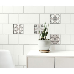 Sticker dômé Lazzaro Aurore 15 x 15 cm 4 pièces