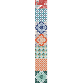 Sticker laminé Azulejo 15 x 15 cm 6 pièces