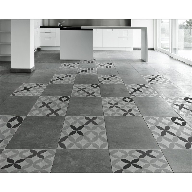 Sticker de sol Céramique 30 x 30 cm 2 pièces