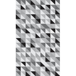 Sticker pour contremarche Scandinave noir et blanc 100 x 19 cm 3 pièces