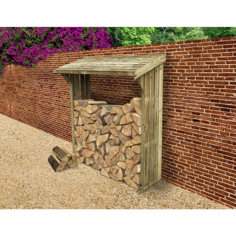 Bûcher traité SOLID 180x50x180 cm – Rangement bois | SOLID

